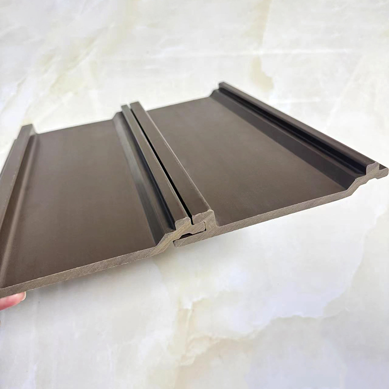 Interlocking 3D WPC-v&auml;ggpanel