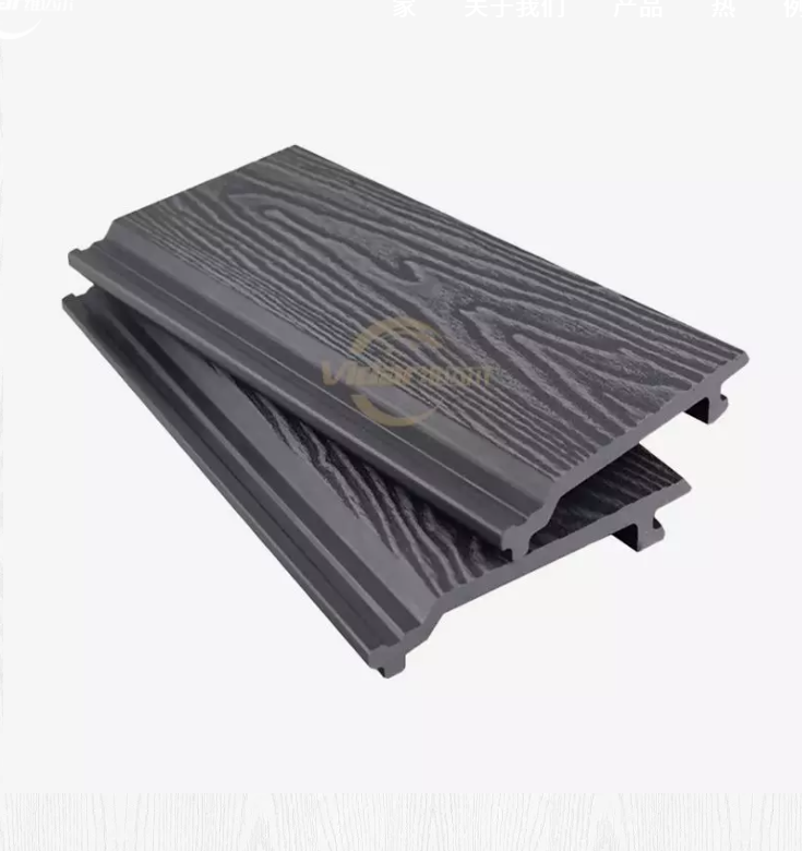 3D-pr&auml;glad exteri&ouml;r WPC-v&auml;ggpanel