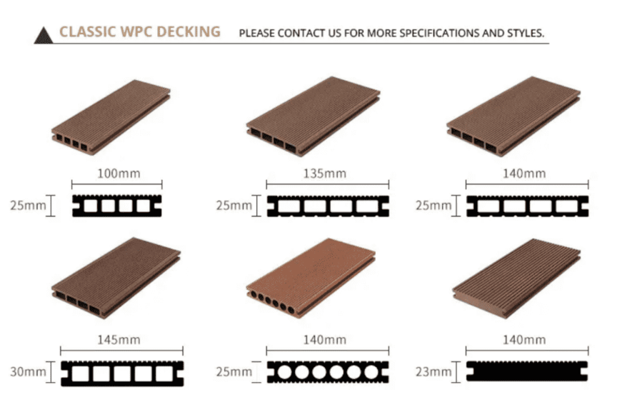 Tr&auml;kol 3D-pr&auml;glat WPC-d&auml;ck