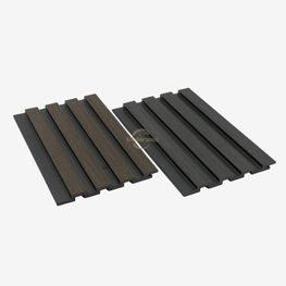 177.5S13 två färger Utomhusvägg Exteriör WPC Board Co-extruderad ihålig WPC Panel